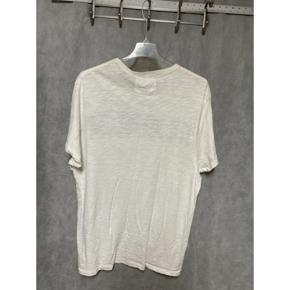 NWT True Religion Shirt Men 3XL White Spell Out Retro Streetwear Hip Hop VTG Y2K